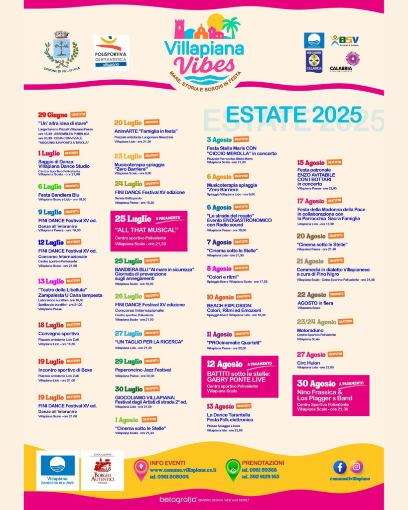eventi villapiana 2025