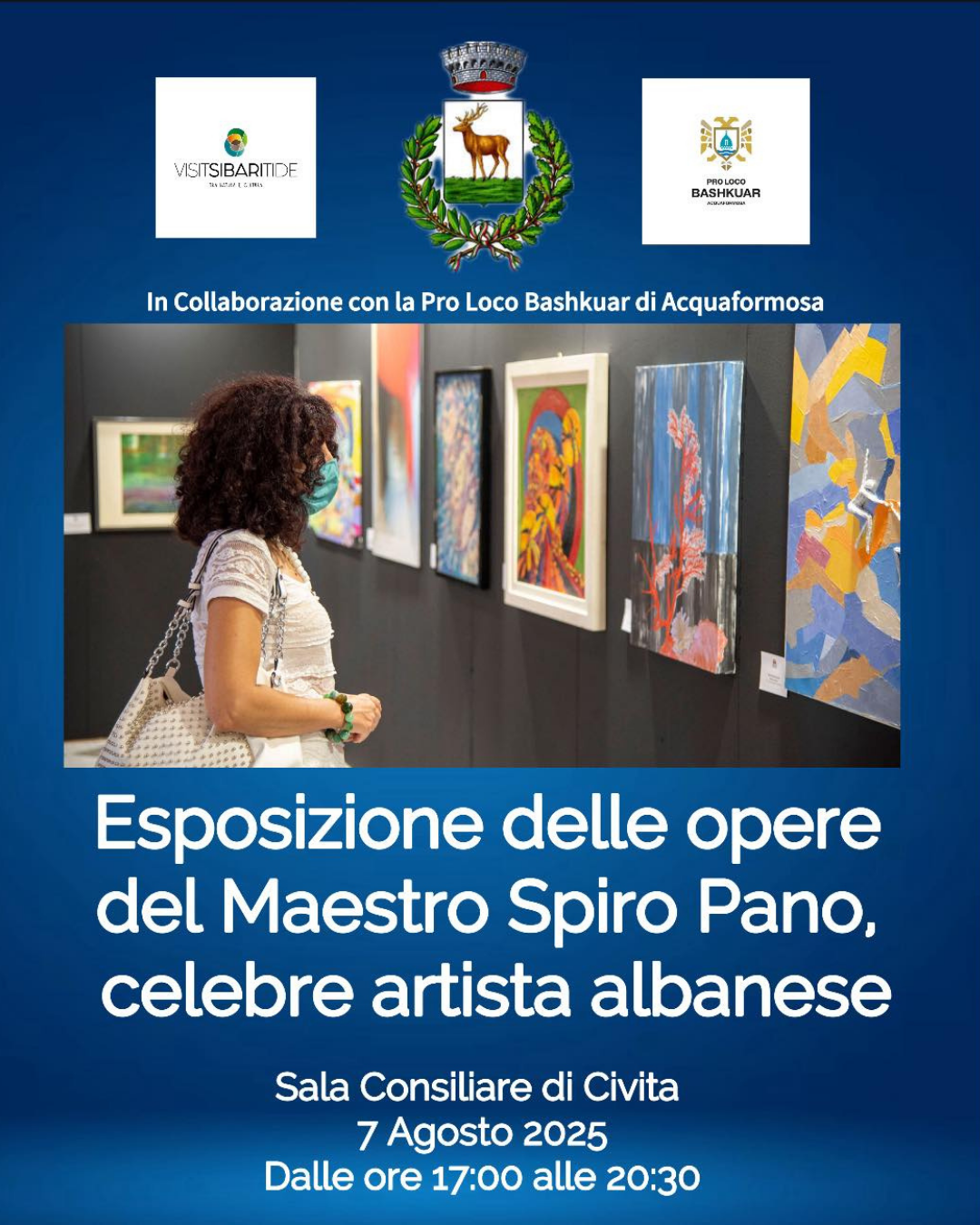 Esposizione delle opere del Maestro Spiro Pano - celebre artista albanese