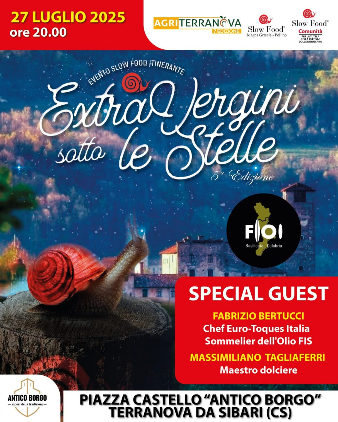 Extravergini sotto le stelle
