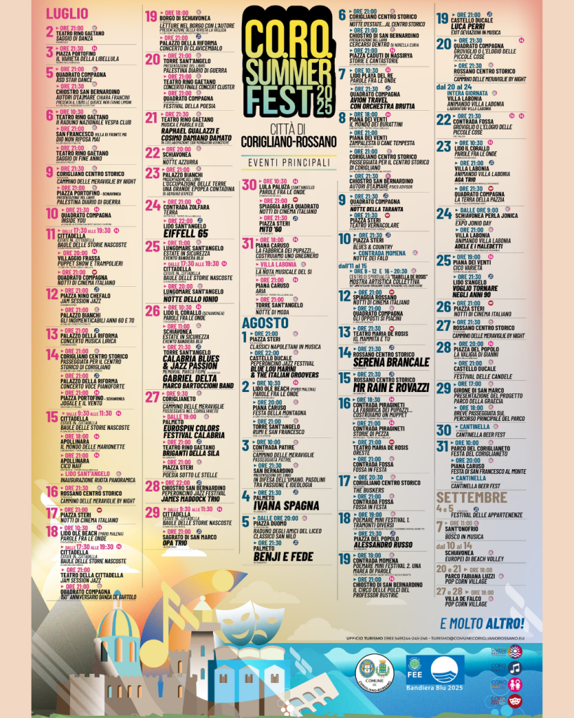 CO.RO. Summer Fest 2025 (Corigliano-Rossano)