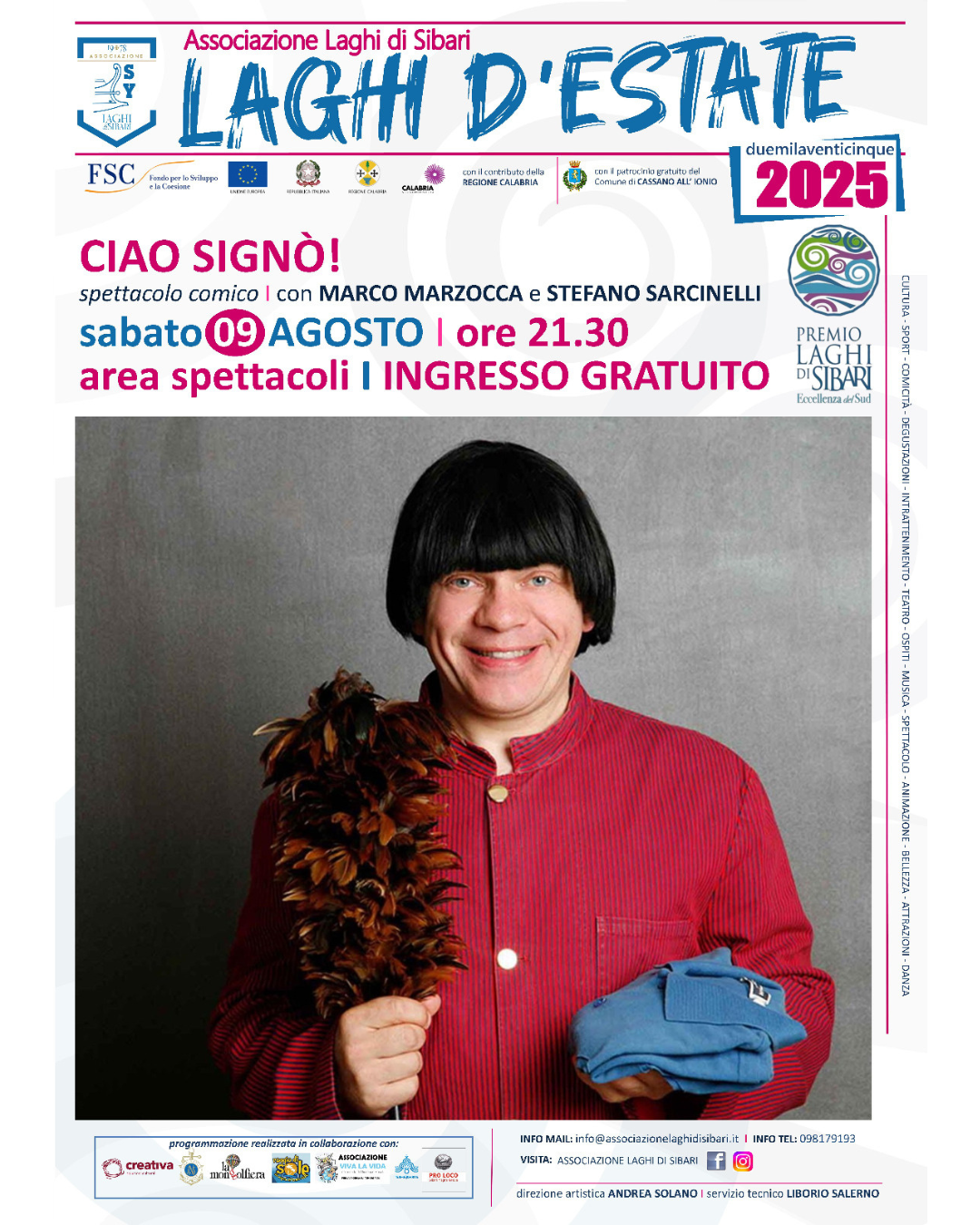 “Ciao Signò” spettacolo comico con Marco Marzocca e Stefano Sarcinelli