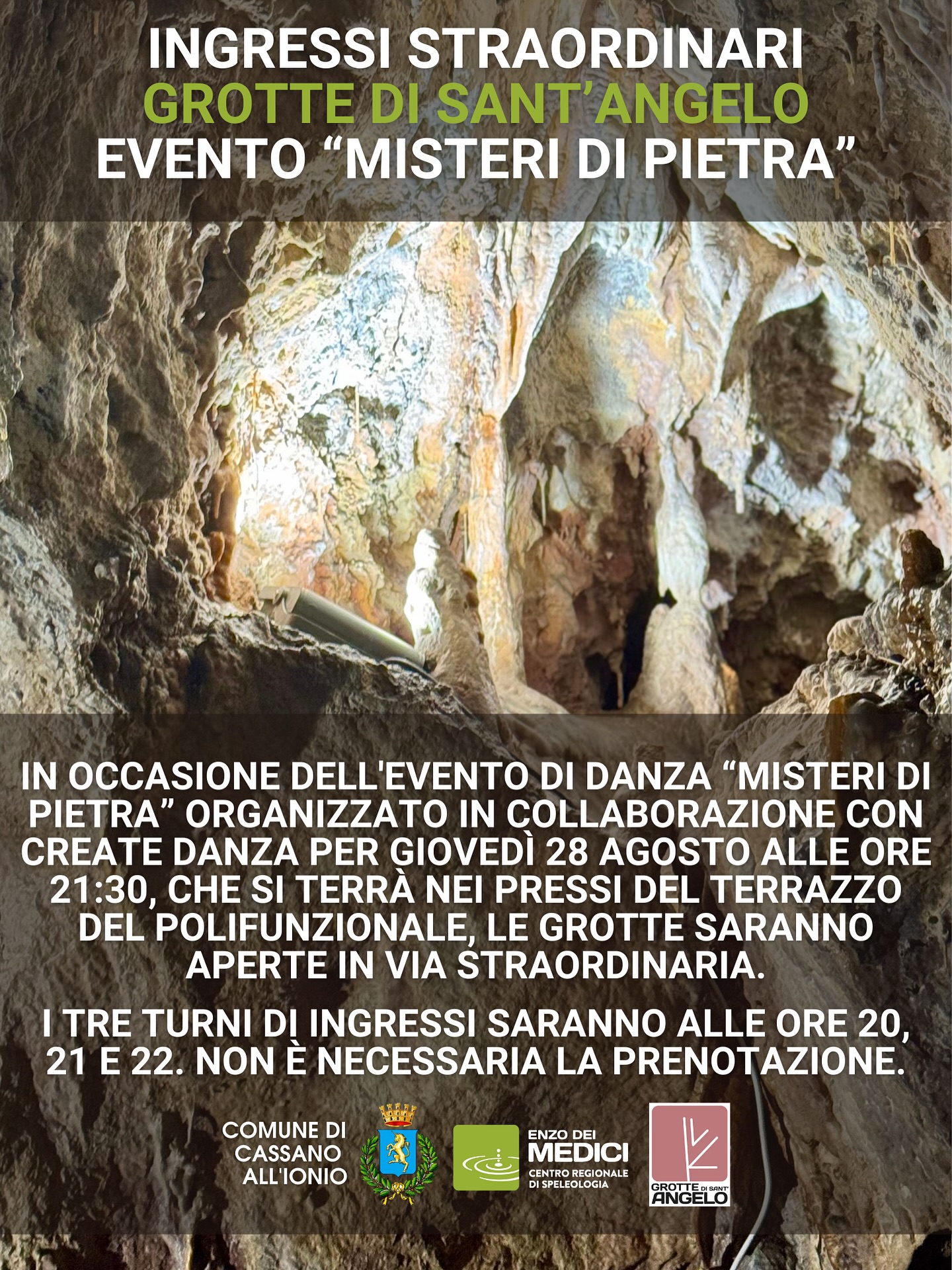 Ingresso straordinario Grotte di Sant'Angelo