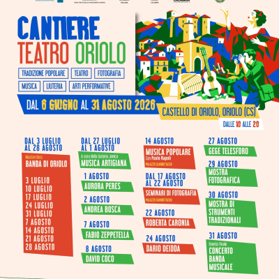 Cantiere Teatro Oriolo: il Castello si trasforma in un laboratorio di cultura tra musica, teatro e fotografia